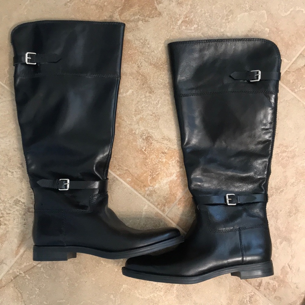Brand new Black Leather boots
